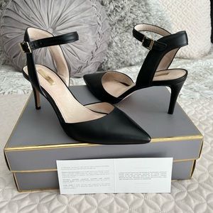 Louise et Cie Black Leather Heels